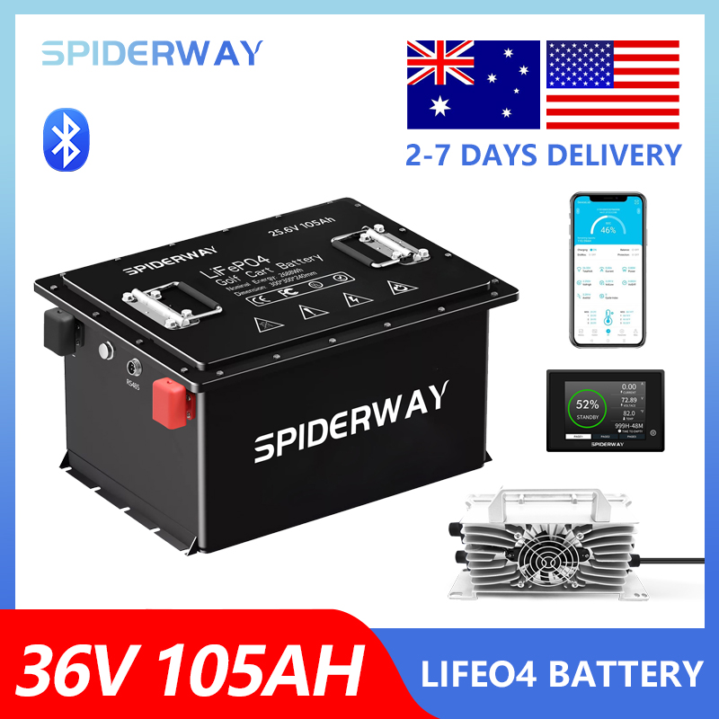 36V 105Ah Golf Cart LiFePO4 Li - Fish Finder Charger recensie en prijs