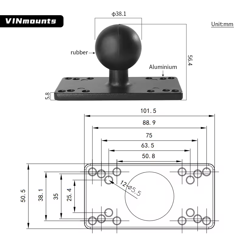 Universal Marine Electronic Fi - Fish Finder Mount recensie en prijs