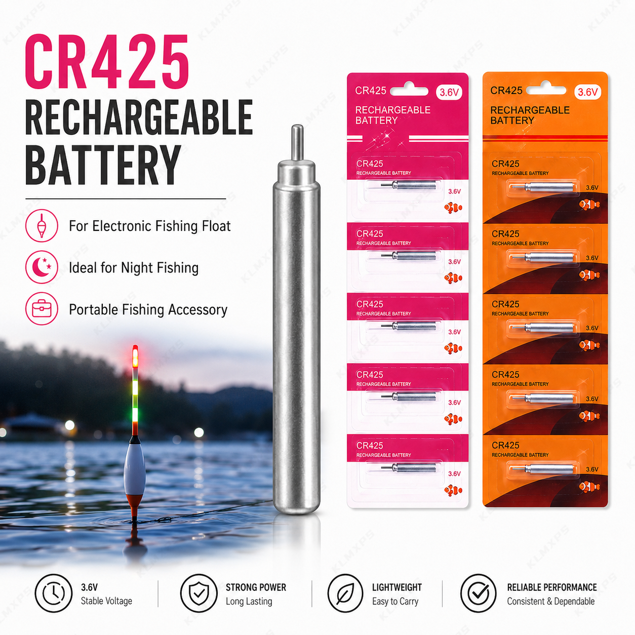 CR425 Rechargeable Battery for - Fish Finder Charger recensie en prijs