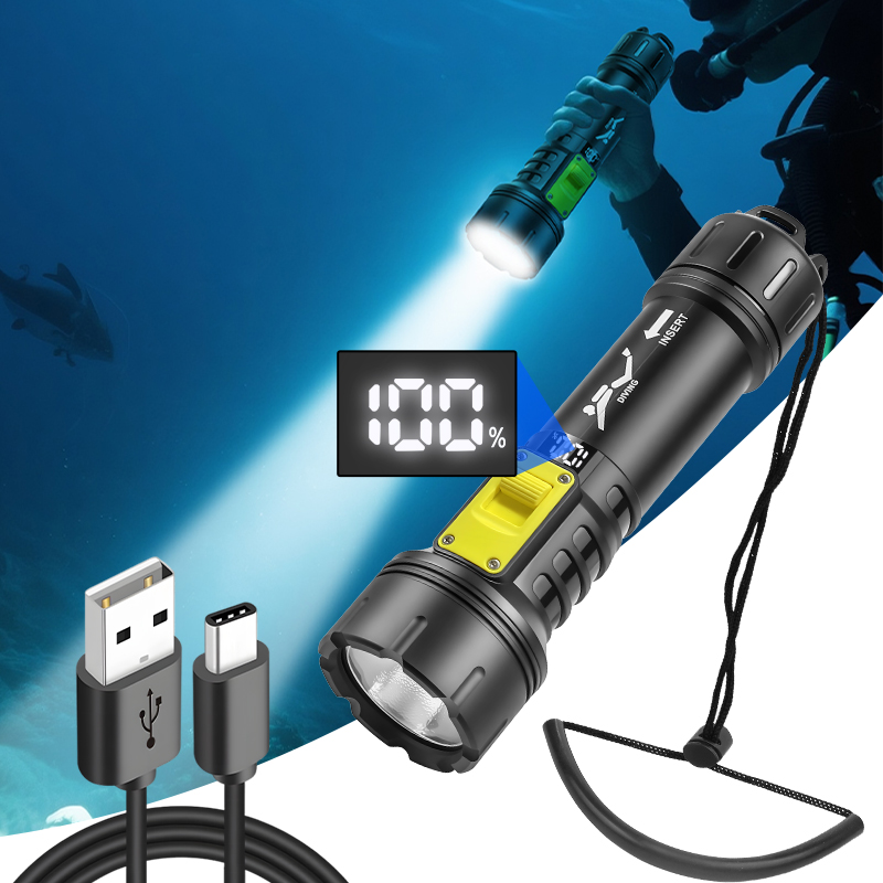 New XHP70 Diving Flashlight IP - Fishing Light recensie en prijs