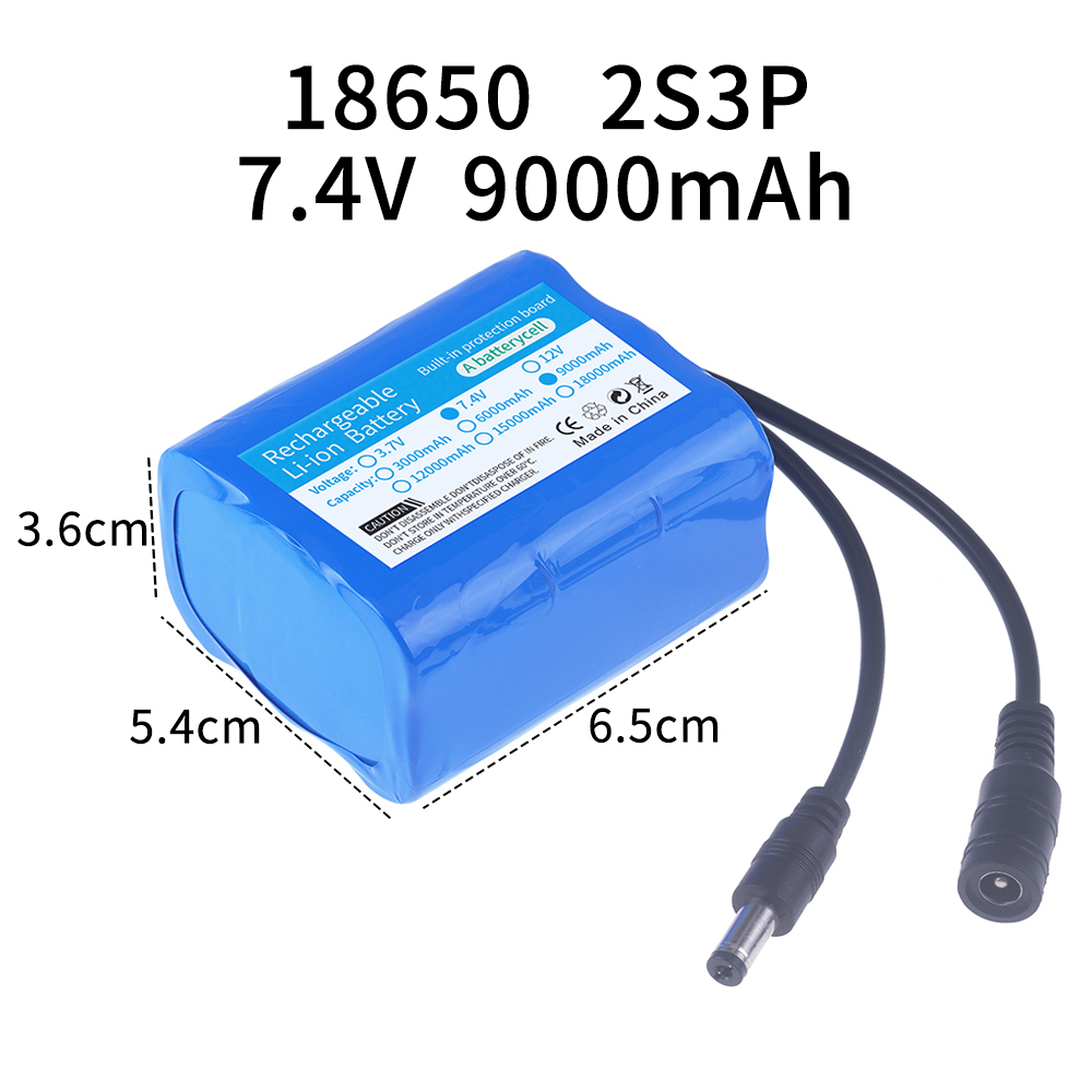 7.4V battery 3000mah/6000mah/9 - Fish Finder Transducer recensie en prijs