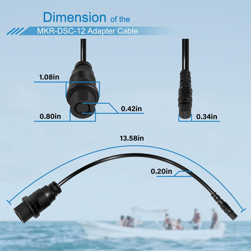 1852081 MKR-DSC-12  4-Pin Fish - Fish Finder Cable recensie en prijs