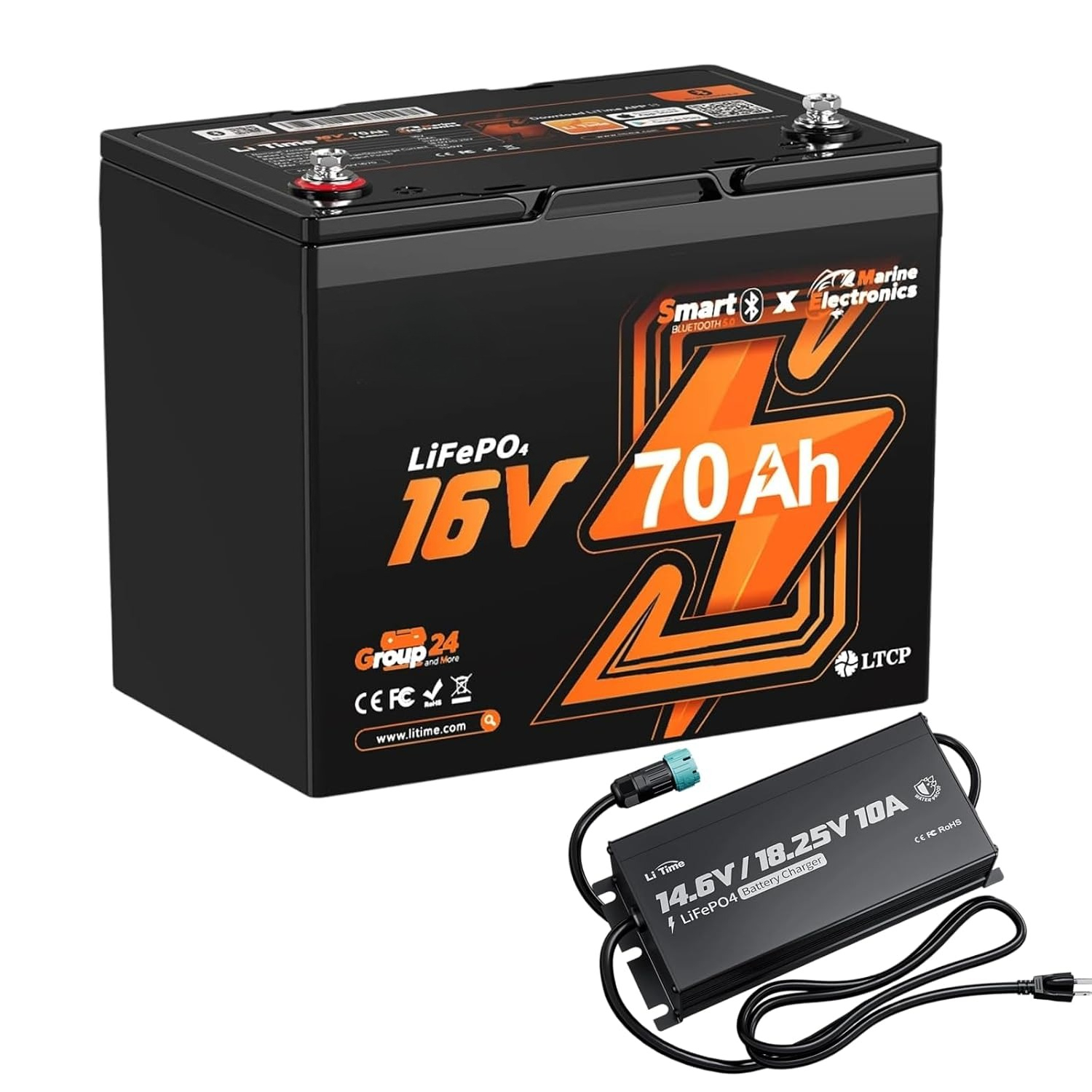 16V 70Ah Lithium Fish Finder B - Fish Finder Charger recensie en prijs