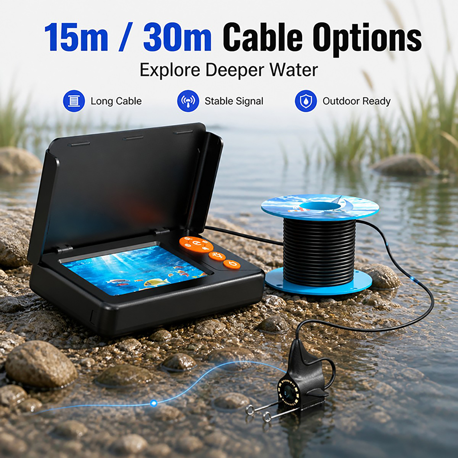 1080P HD Underwater Camera Fis - Fish Finder Portable recensie en prijs
