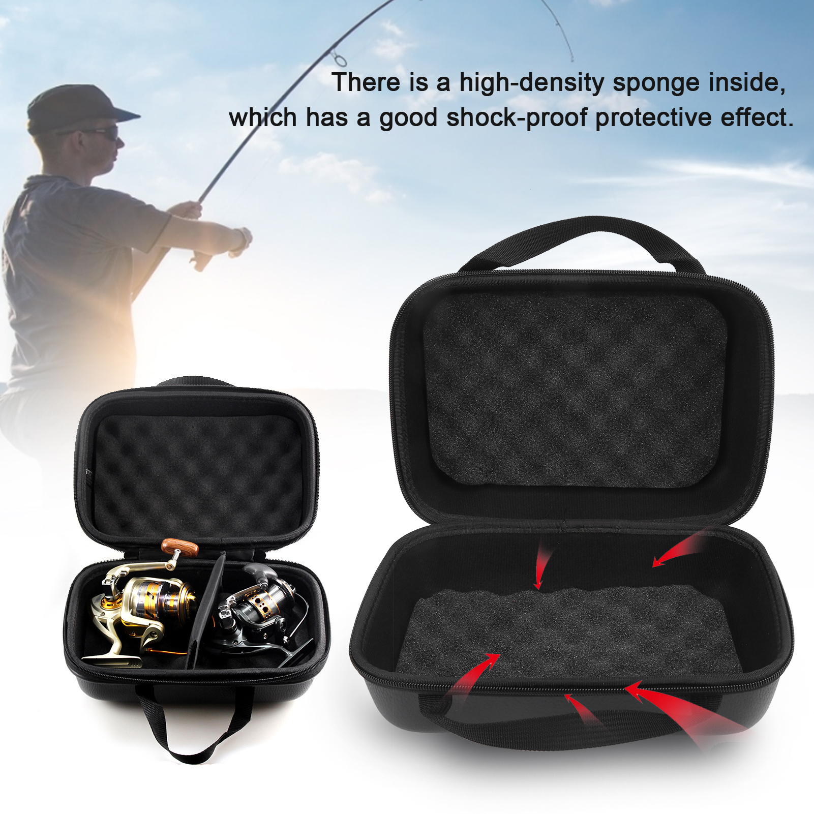 Fishing Reel Cases Cover PU Le - Fish Finder Case recensie en prijs