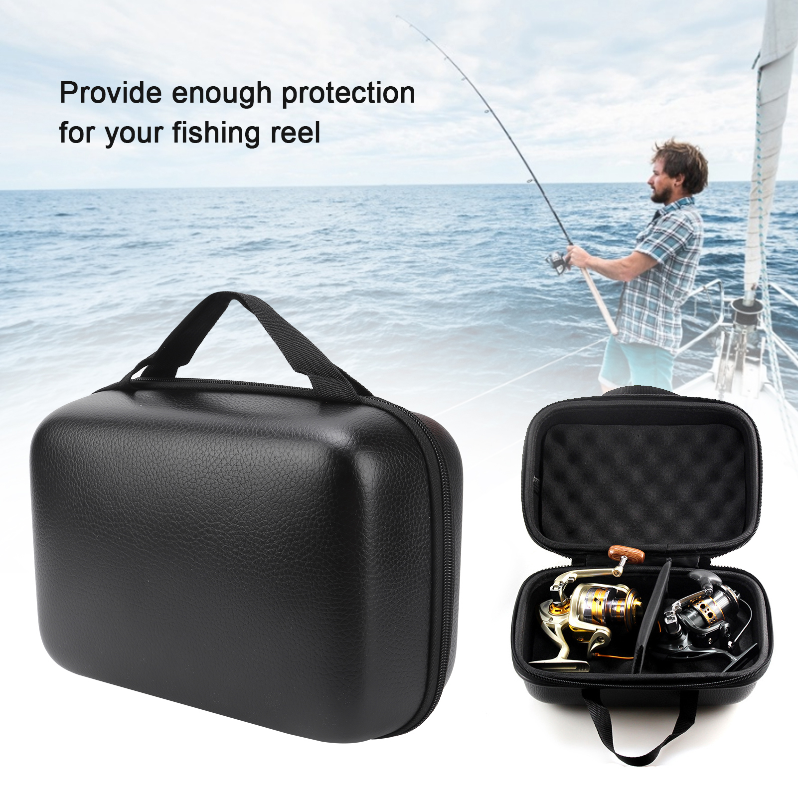 Fishing Reel Cases Cover PU Le - Fish Finder Case recensie en prijs